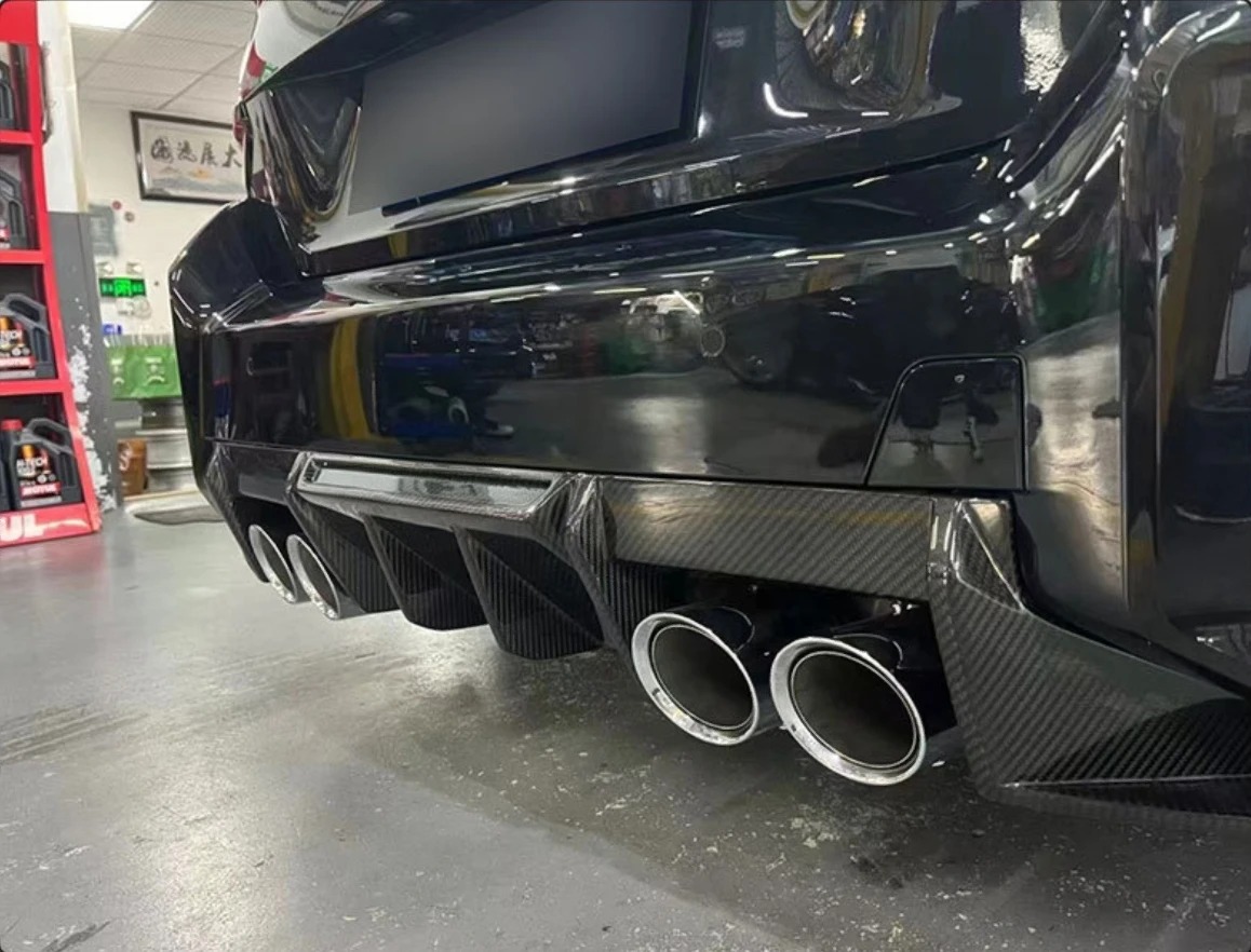 For  M2 G87 Body Parts Carbon Fiber Rear Lip R44 with Rear Shovel Off-Duty Surround Car Accessories